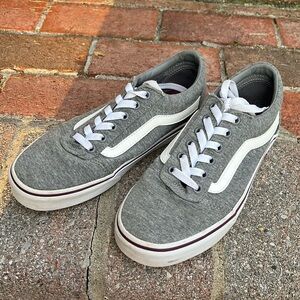 Vans Classic Old Skool Speckled Low Top Jersey Sneakers gray Womens Size 7